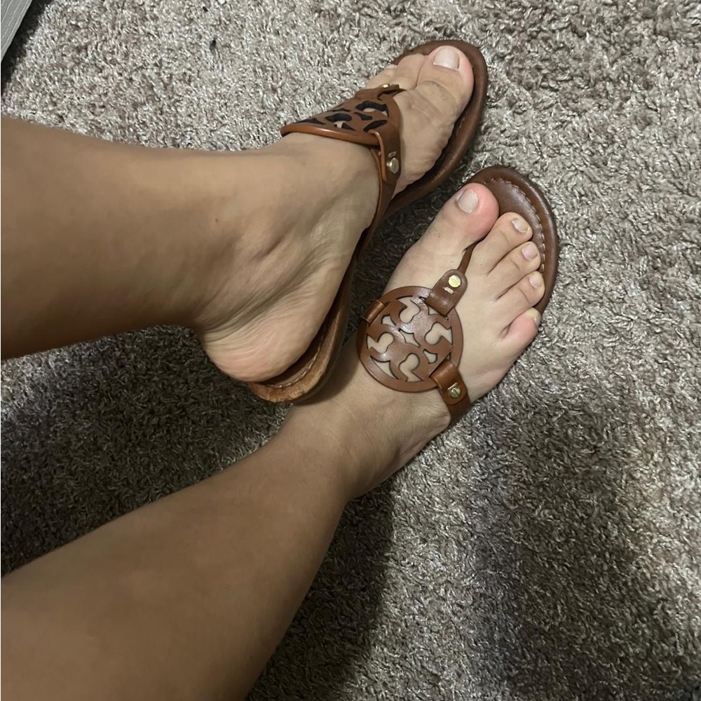 TORY BURCH SANDALS BROWN SIZE 8 for women’s